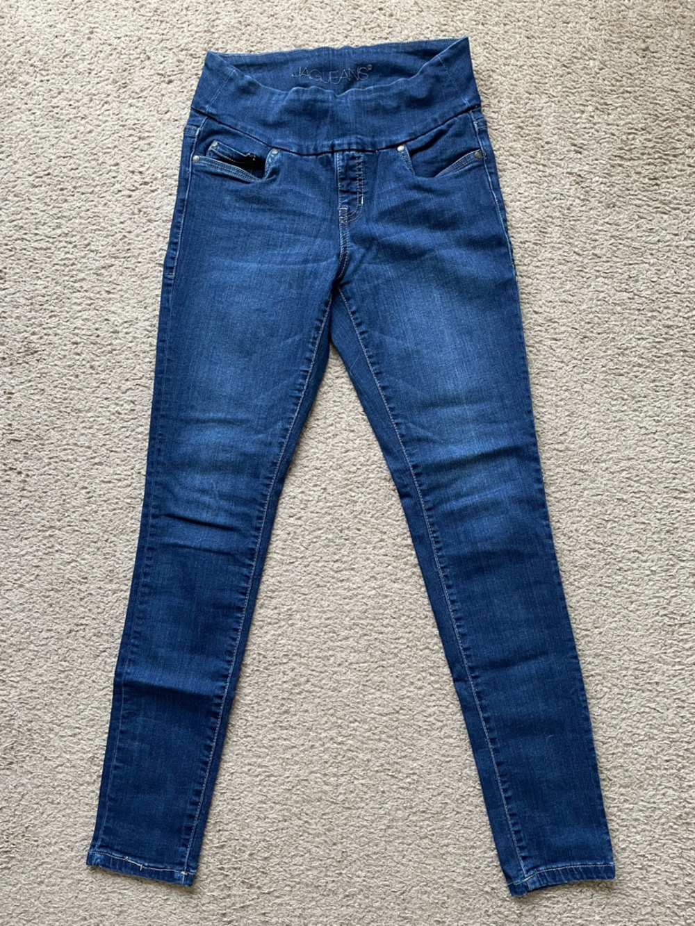 Jag Jeans Women's Skinny Stretch Estelle High Rise Jeans in Dark Blue